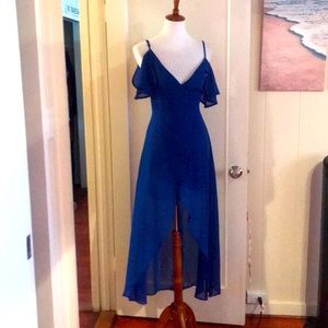 Charlotte Russe cobalt blue dress